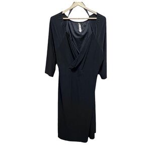 Pennington’s Black Long Sleeve Skater Dress Size 3x